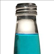 Picture Of Blue Soda Bottle