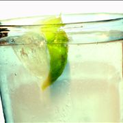 Picture Of Carbonated Water With Lime