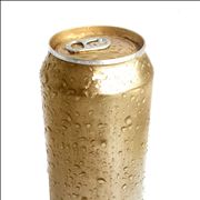 Picture Of Gold Aluminium Can
