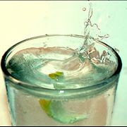 Picture Of Seltzer Water With Lemon
